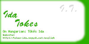 ida tokes business card